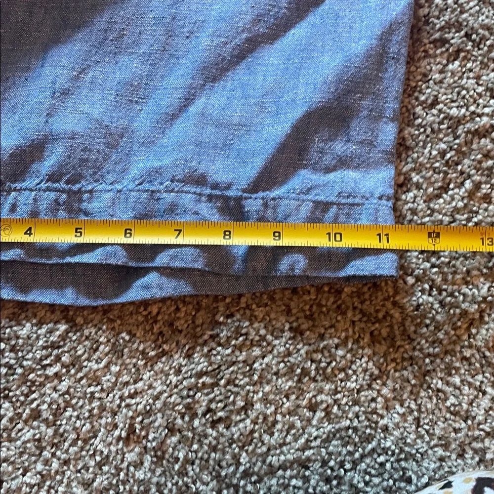 Talbots Light Blue Linen Chinos